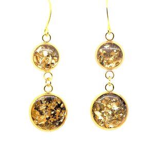 Floating Gold Earrings